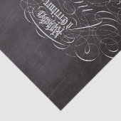 Franse scripts in het Parijse landkarton Tissuepapier (Detail)