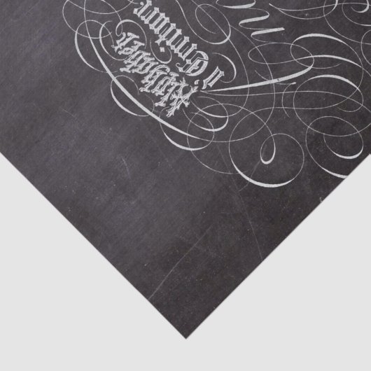 Franse scripts in het Parijse landkarton Tissuepapier (Detail)