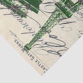 Franse scripts Paris eiffel toren boog van triomf Tissuepapier (Detail)