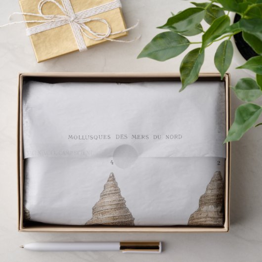 Franse Seashell Strand Decoupage Shell Sand Tissuepapier (Geschenk)