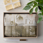 Franse Shabby-Chic Bloemendesign  Tissuepapier (Geschenk)