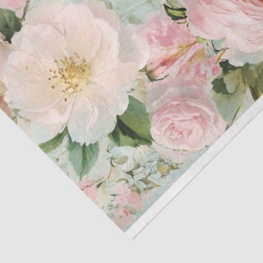 Franse Shabby Chic Blossom Decoupage Tissuepapier (Detail)