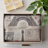 Franse Shabby Chic Eiffeltoren Decoupage Tissuepapier (Geschenk)