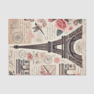  Franse Shabby Chic Eiffeltoren Decoupage Tissuepapier