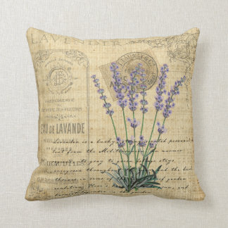 Franse shabby-chic Lavender Cushion. Kussen