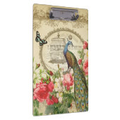 Franse Shabby Chic Peacock Klembord (Rechts)