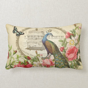  Franse Shabby Chic Peacock Kussen