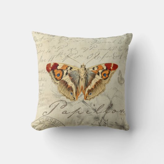 franse shabby chic vlinderkussen . kussen (Voorkant)