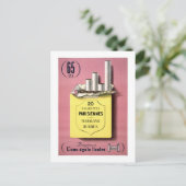 Franse sigaretten - Vintage poster teruggezet Briefkaart (Staand voorkant)