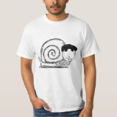 Franse slak Escargot T-shirt (Voorkant)