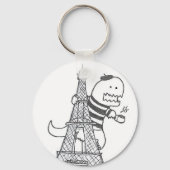 Franse Sleutelhanger Dinosaur (Voorkant)