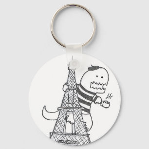 Franse Sleutelhanger Dinosaur