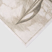 Franse sloop van zeilboot op open water tissuepapier (Detail)