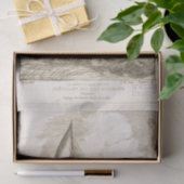 Franse sloop van zeilboot op open water tissuepapier (Geschenk)