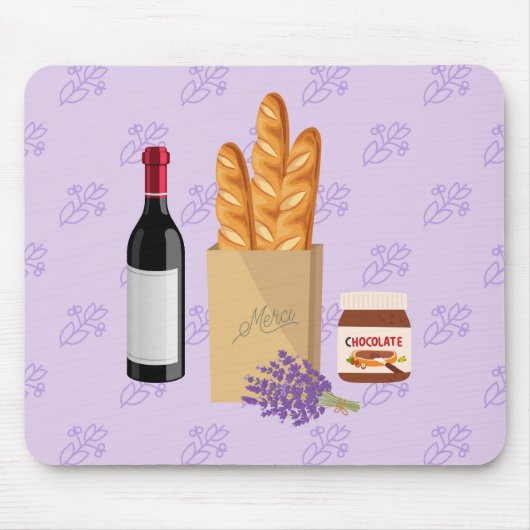 Franse Snack Muismat (Voorkant)