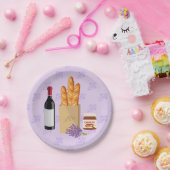 Franse Snack Papieren Bordje (Feest)