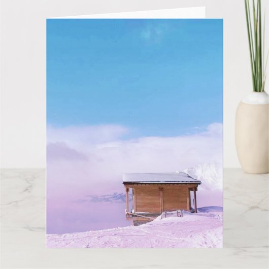Franse Sneeuwberghut Kaart (Voorkant)