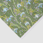 Franse Snowdrop Flower Art  Floral Tissuepapier (Detail)