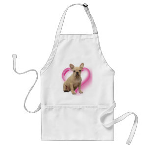 Franse snuitpuppy apron standaard schort