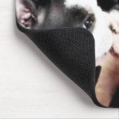Franse snuitpups mousepad muismat (Hoek)
