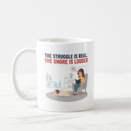 Franse snurker luid grappige hond moeder cadeau koffiemok