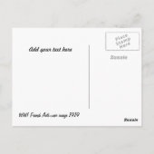  Franse soldaat anti-oorlog afbeelding briefkaarte Briefkaart (Achterkant)