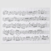 Franse Song Bladmuziek Decoupage Tissuepapier (Voorkant)