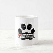 Franse Spaniel Hond Poot Print Koffiemok (Center)