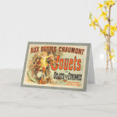 Franse Speelgoed Joets Vrienden Vintage Poster Kaart (Gele Bloem)