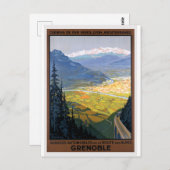  Franse spoorweg Alps Travel Briefkaart (Voorkant / Achterkant)