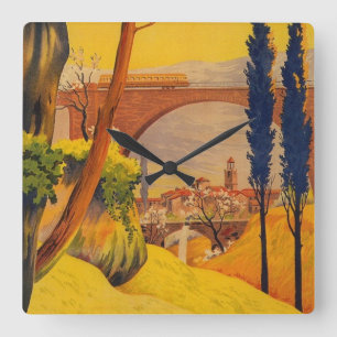 -Franse spoorweg Vierkante Klok