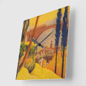 -Franse spoorweg Vierkante Klok (Hoek)