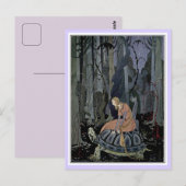 Franse sprookjes: Blondine en Bonne-Biche Briefkaart (Voorkant / Achterkant)