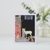 Franse sprookjes: Blondine en Bonne-Biche Briefkaart (Staand voorkant)