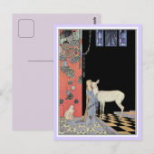 Franse sprookjes: Blondine en Bonne-Biche Briefkaart (Voorkant / Achterkant)