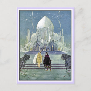 Franse sprookjes: Princess en Prince Charming Briefkaart