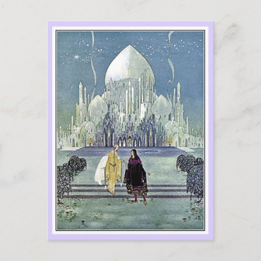Franse sprookjes: Princess en Prince Charming Briefkaart (Voorkant)