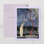 Franse sprookjes: Violette en Ourson slapen Briefkaart (Voorkant / Achterkant)