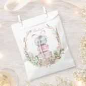 Franse Stack van Macarons in krans bedankt Bedankzakje (Geknipt)