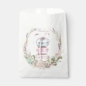 Franse Stack van Macarons in krans bedankt Bedankzakje (Voorkant)