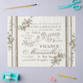 Franse stad Names Floral Roos Border  Craft Tissuepapier (Craft)