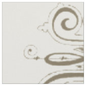 Franse Stad Names Paris Sepia Stof (Close Up)