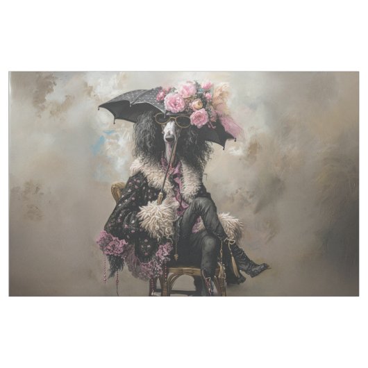 Franse  standaard poedel stof (Yard (91,4 cm))