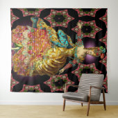 Franse Starry Flight Wandkleed (In Situ (horizontaal))