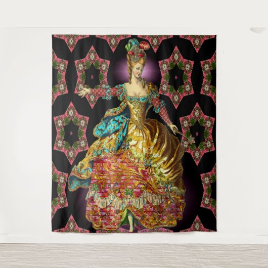 Franse Starry Flight Wandkleed (Voorkant)