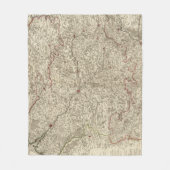 Franse stedelijke gebieden 2 fleece deken (Voorkant)