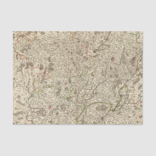 Franse stedelijke gebieden 2 tissuepapier (Voorkant)