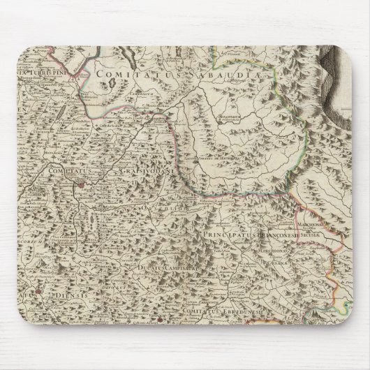 Franse stedelijke gebieden 3 muismat (Voorkant)