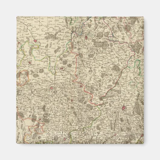 Franse stedelijke gebieden magneet (Voorkant)