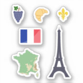 Franse Stickers set (Voorkant)